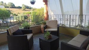 Balkón nebo terasa v ubytování La Casa di Piera