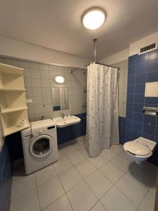 Koupelna v ubytování Dom Akademicki przy ulicy Nieszawskiej