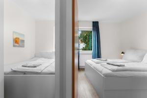 Postel nebo postele na pokoji v ubytování Haus Klaus Hope