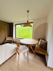 A seating area at KWT Lodge