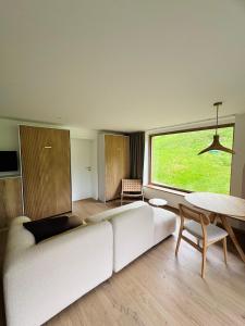A seating area at KWT Lodge