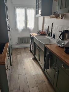 Η κουζίνα ή μικρή κουζίνα στο Le Refuge de Céline - Proche Paris-La Défense