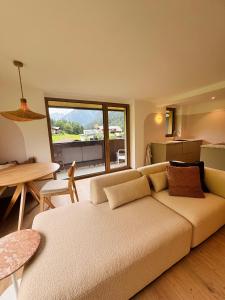 A seating area at KWT Lodge