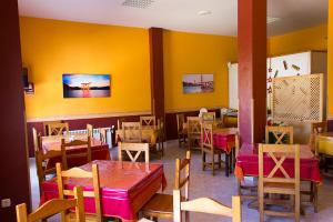 Restaurace v ubytování Hostal Sango Sierra de las Nieves