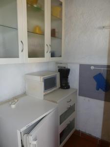 Η κουζίνα ή μικρή κουζίνα στο Appartement Argelès Plage