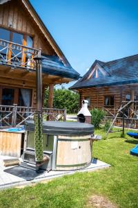 Vonkajšia záhrada v ubytovaní DOMEK POD LIMBAMI III