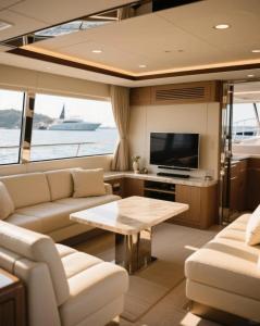 Et tv og/eller underholdning på Plum Private Yacht Clubhouse