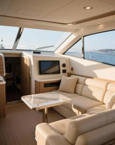 Naturlandskabet i nærheden af båden