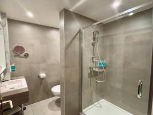 Koupelna v ubytování Hotel Uilenspiegel