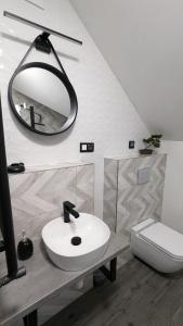 Koupelna v ubytování APARTAMENTY UL.SARNIA