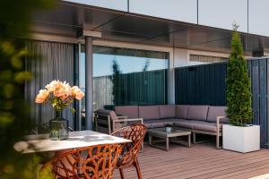 Balkón nebo terasa v ubytování Lielupe Hotel SPA & Conferences by Semarah