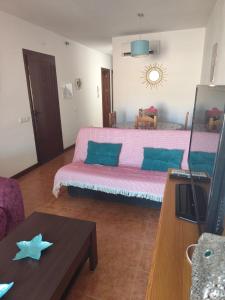 Posteľ alebo postele v izbe v ubytovaní Casa El Molino Del Pozo De Los Frailes