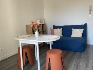 Posezení v ubytování la Terrasse du bonheur