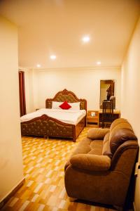 Posezení v ubytování pashupati front hotel