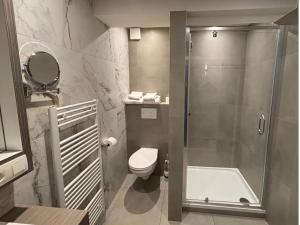 Koupelna v ubytování Hotel Uilenspiegel