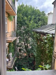 Balkon lub taras w obiekcie Dominican Square by Hashtag Apartments