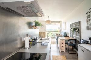 Η κουζίνα ή μικρή κουζίνα στο Le Chaumont - Appt 4 personnes +2 φωτογραφίες