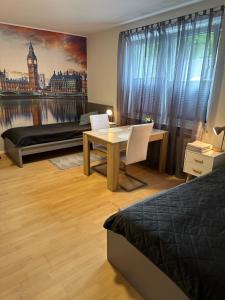 Χώρος καθιστικού στο CityApartment für zwei in MG