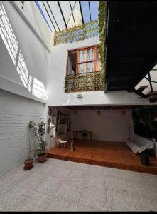 Balkón nebo terasa v ubytování Casa rustica