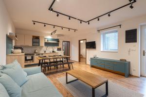 Kuchyň nebo kuchyňský kout v ubytování Apartmán Pod Kopečkem