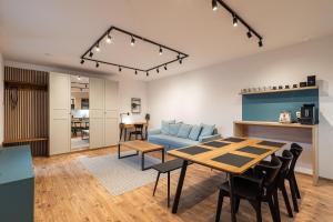 Kuchyň nebo kuchyňský kout v ubytování Apartmán Pod Kopečkem