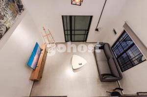 Kúpeľňa v ubytovaní Chic Studio In The Center Of Ciudad Del Este