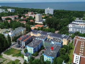 Pohľad z vtáčej perspektívy na ubytovanie Al-Dom Apartament 112 Awangardia, 300 m do plaży w dzielnicy uzdrowiskowej