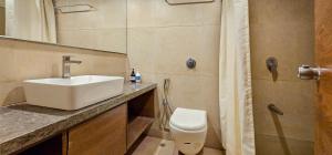 Koupelna v ubytování Hotel Nova Viva