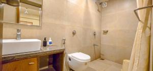 Koupelna v ubytování Hotel Nova Viva