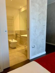 Koupelna v ubytování CAVALLO Hotel Noventa di Piave