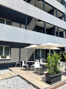 Balkón nebo terasa v ubytování CAVALLO Hotel Noventa di Piave + 37 fotografií