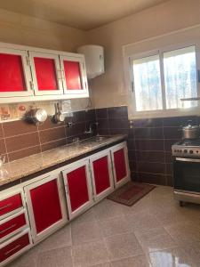 Kuchyň nebo kuchyňský kout v ubytování Chefchaouen