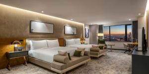 Cama ou camas em um quarto em Hilton Istanbul Maslak