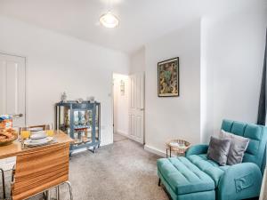 Et opholdsområde på Crab Cottage