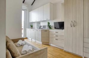 Η κουζίνα ή μικρή κουζίνα στο Monolocale in Centro Milano - AC - WiFi