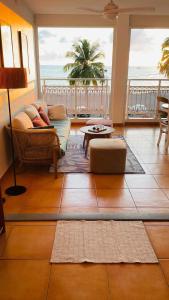 Istumisnurk majutusasutuses Appartement Ti Balcon - Plage à 20m