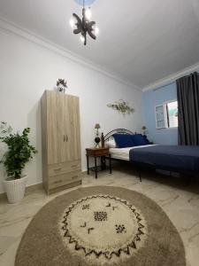 Ένα ή περισσότερα κρεβάτια σε δωμάτιο στο Lovely small apartment in the heart of Medina