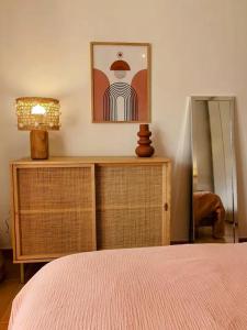 Voodi või voodid majutusasutuse Appartement Ti Balcon - Plage à 20m toas