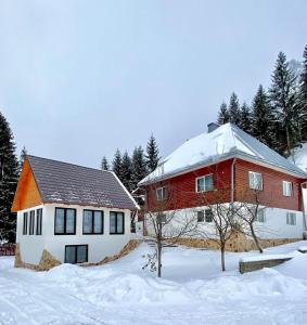 Cabana Stânca Căprioarei - Gârda de Sus v zimě