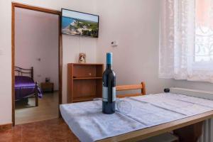 Łóżko lub łóżka w pokoju w obiekcie Apartment Pula 2