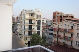 a view from the balcony of an apartment building at AMD - garsonjera 312 in Dobra Voda +3 photos