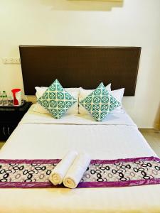 Postel nebo postele na pokoji v ubytování Hotel Sagittario