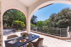 Balkón nebo terasa v ubytování Apartment Rabac 9