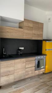 Η κουζίνα ή μικρή κουζίνα στο Appartement proche de la mer