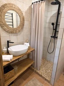 Koupelna v ubytování Nemirsetos Takas - Nemirseta Path - Dogs Friendly