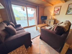 Χώρος καθιστικού στο Bel Appartement 6 Pers. Ski aux Pieds, 1ère Ét. Terrasse 83m², Parking, Wifi, St Martin de Belleville - FR-1-452-194