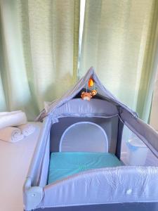 Postel nebo postele na pokoji v ubytování Seaview Terrace appartement No 16