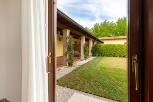 A garden outside Villa Selva