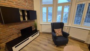 Μια τηλεόραση ή/και κέντρο ψυχαγωγίας στο Apartment Belvedere