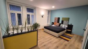Ένα ή περισσότερα κρεβάτια σε δωμάτιο στο Apartment Belvedere